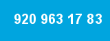 920 963 17 83